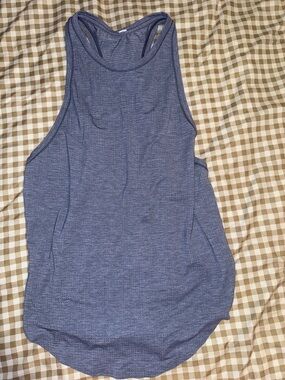 lululemon athletica Heathered Navy Racerback Tank